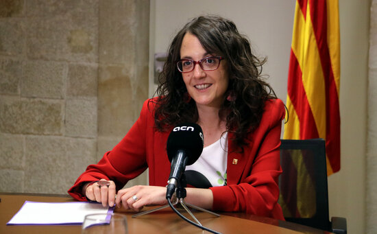 Catalan equality and feminism minister Tània Verge (by Pol Solà)